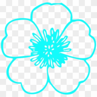 Buttercup Teal Png - Spring Flowers Clip Art Black And White, Transparent Png