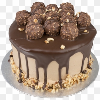 The Chocolate Hazlenut Truffle Cake Desserts Delivered - Chocolate Cake, HD Png Download