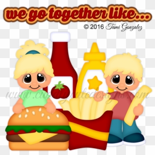 Burger And Fries, HD Png Download