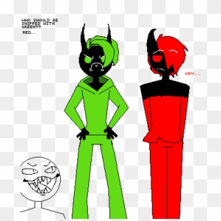 Red X Green - Cartoon, HD Png Download