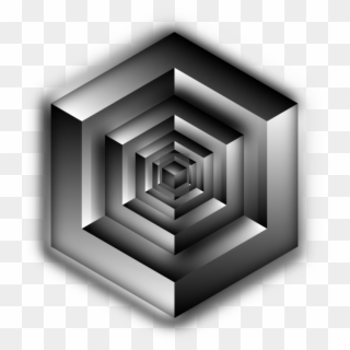 Impossible Cube Penrose Triangle Necker Cube Optical - Architecture, HD Png Download