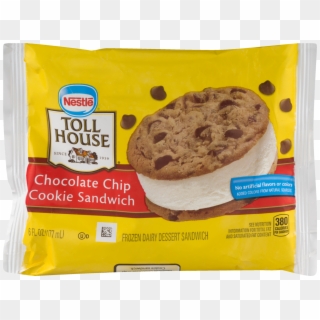 Toll House Ice Cream Sandwich Calories [5] - Chocolate Chip Cookie Sandwich Toll House, HD Png Download