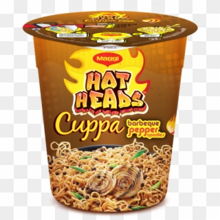 Maggi Hotheads Cuppa Barbeque Pepper Cup Noodles 70 - Maggi Hot Heads Cup Noodles, HD Png Download