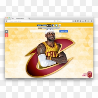 Nba Cleveland Cavaliers New Tabby Brand Thunder, Llc - Lebron James Tableau, HD Png Download