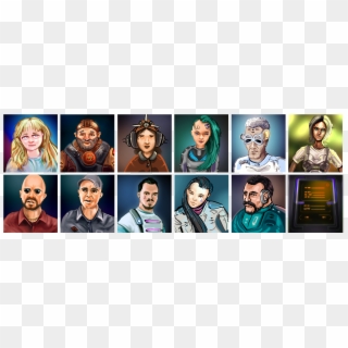 Big Bunch Of Character Portrait Updates - Cartoon, HD Png Download