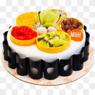 Elegant Fruit Cake - Fruit Cake, HD Png Download