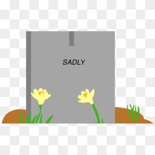 Sadly - Gravestone Gif Clipart Transparent, HD Png Download