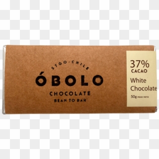 Óbolo 37% White Chocolate - Label, HD Png Download