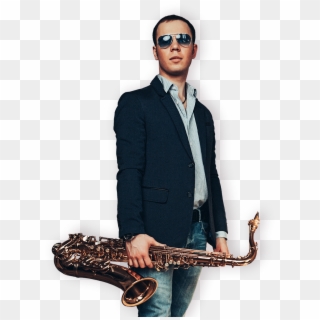 Saxophonist Nick York - Baritone Saxophone, HD Png Download
