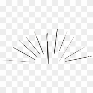 These Needles Have A Totally Black Non Reflective Surface, - Line Art, HD Png Download