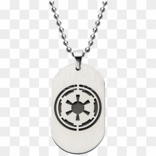 Galactic Empire Dog Tag Pendant With Chain - Star Wars Dog Tags, HD Png Download