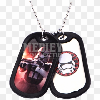 Mens First Order Double Dog Tag Necklace - Locket, HD Png Download