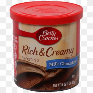 Betty Crocker Frosting Rich And Creamy Milk Chocolate - Betty Crocker Rich And Creamy Png, Transparent Png