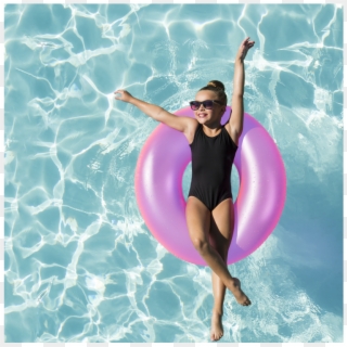 Person In The Pool Png - Pool People Top View Png, Transparent Png