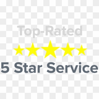 Top Rated 5 Star Service - Graphic Design, HD Png Download
