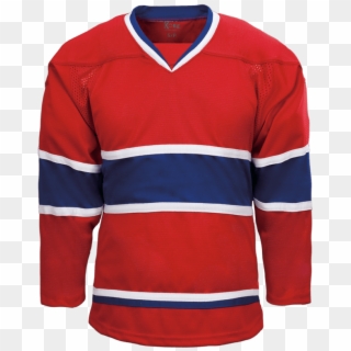 Premium Team Jersey - Montreal Canadiens Jersey Blank, HD Png Download