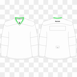 Blank Hockey Jerseys Template , Png Download - Printable Hockey Jersey Template, Transparent Png