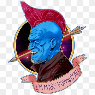The Blue Space Dad We All Deserve Available On Redbubble - Yondu Dibujo, HD Png Download