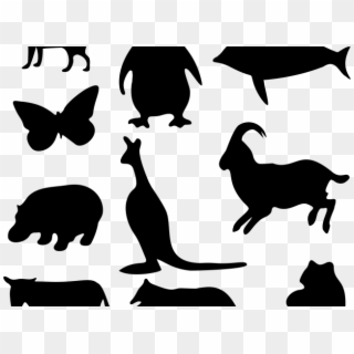Animal Silhouettes - 동물 클립 아트, HD Png Download