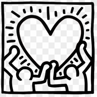Keith Haring For Kids Artprints To Color Pop Art Paintings - Keith Haring Art, HD Png Download