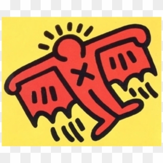 Pretty Pictures Of The Works Of Keith Haring - Keith Haring Flying Man, HD Png Download
