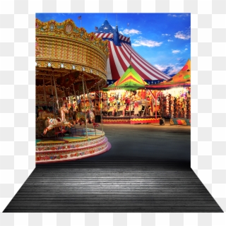 3 Dimensional View Of - Child Carousel, HD Png Download