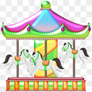 Circo & Palhaço E Parque - Child Carousel, HD Png Download
