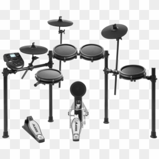 The Alesis Nitro Mesh Kit Is A Complete 8 Piece Electronic - Alesis Nitro Mesh Electronic Drum Kit, HD Png Download