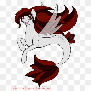 Merpony Rose Flat - Cartoon, HD Png Download