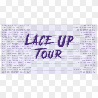 The La Flair Lace Up Tour Is Acelebration Of Movement, - Handwriting, HD Png Download