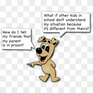 How Do I Tell My Friends That My Parent Is In Prison - Cartoon, HD Png Download