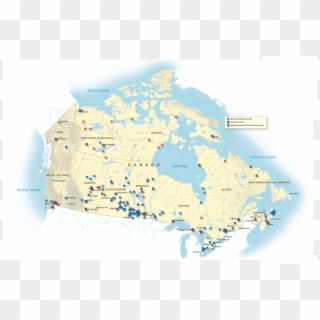 Map - Canada, HD Png Download