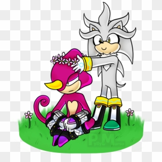 Today's Art Is Espio And Silver From That One Game - Cartoon, HD Png Download
