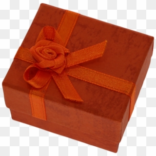 Ring Box Jewelry Box Rectangular Orange - Wrapping Paper, HD Png Download
