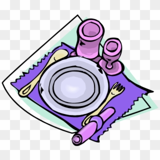 Table Settings - Set Table Clipart Png, Transparent Png