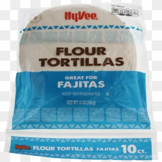Hy-vee Flour Tortillas Great For Fajitas 10ct - Packaging And Labeling, HD Png Download