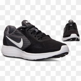 Nike Running Shoes Png Pic - Black Running Shoes Png, Transparent Png