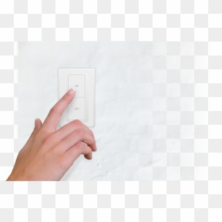 Finger And Light Switch@2x - Gadget, HD Png Download