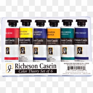 Richeson Casein, The Shiva Series Color Theory Set - Bottle, HD Png Download