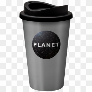 Printed Reusable Universal Coffee Mug 350ml Silver - Reusable Coffee Cup Transparent, HD Png Download