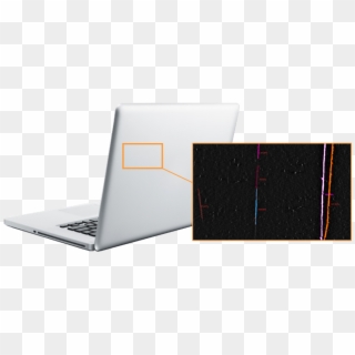 Surface Scratches Detected On The Back Of A Laptop - Netbook, HD Png Download