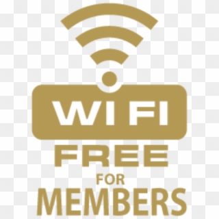 Cropped Free Wifi - Free Wifi For Members, HD Png Download