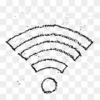 This Free Icons Png Design Of Wifi Chalk Icon, Transparent Png