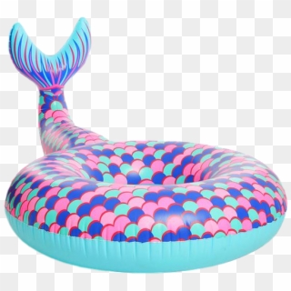 Inflatable Mermaid Tail Pool Floatie - Pool Float, HD Png Download