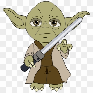 Draw Yoda Step By Step , Png Download - Simple Easy Yoda Drawings, Transparent Png
