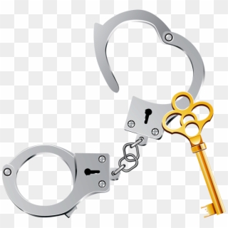 Clipart Handcuffs - Png Hand Cuffs, Transparent Png