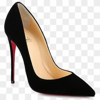 Fashion Thin French Black Shoe Heels High-heeled Clipart - Manolo Blahnik Hangisi Black, HD Png Download