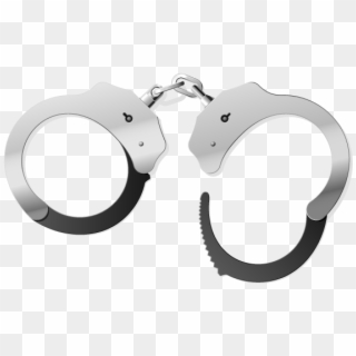 Silver Handcuffs Png Free Download - Handcuffs Vector, Transparent Png