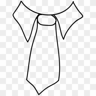 Clipart Outline - Clip Art Black And White Tie, HD Png Download