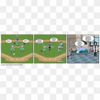 Softball - Cartoon, HD Png Download